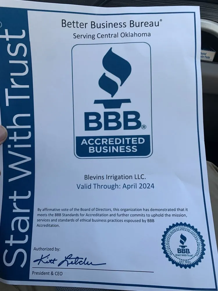 Local yard maintenance in Edmond, OK - Blevins Irrigation