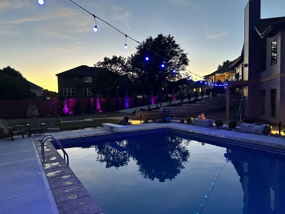 Reliable landscape design in Lincoln, NE by Blingle Premier Lighting of Lincoln