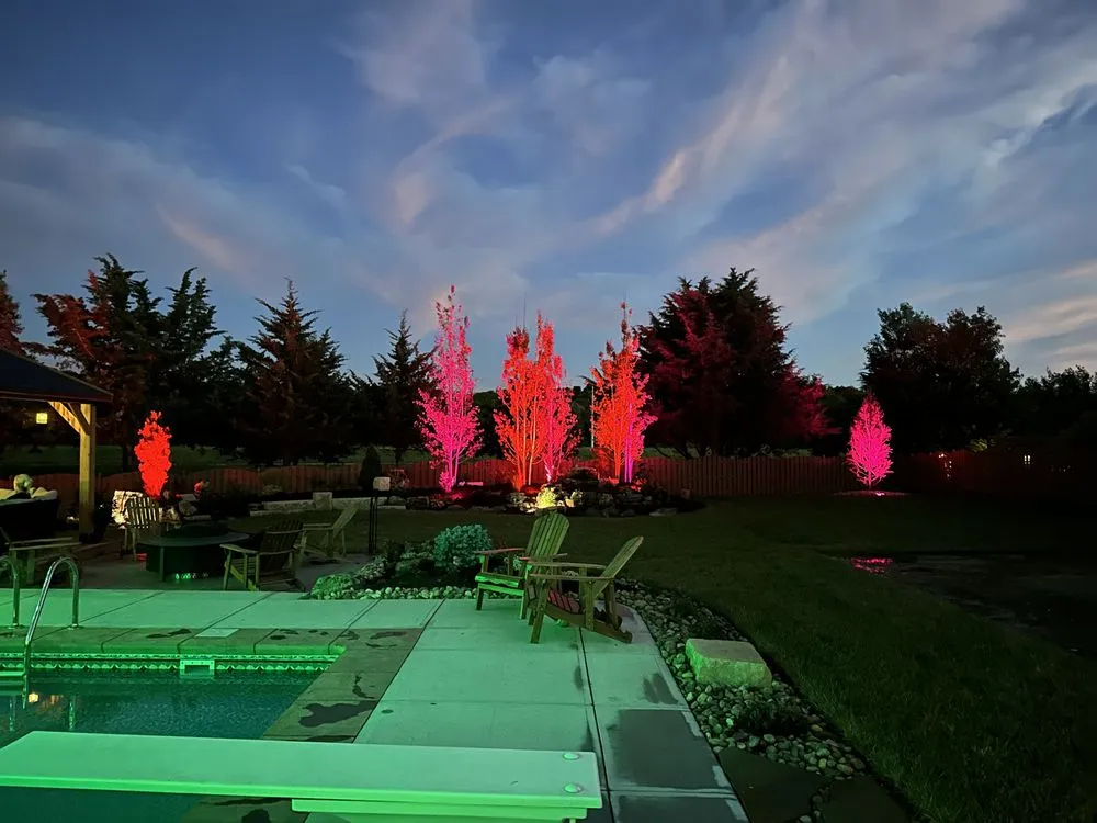 Top-rated lawn mowing service in Lincoln, NE by Blingle Premier Lighting of Lincoln