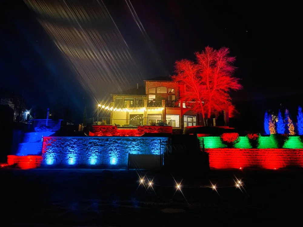 Trusted lawn mowing service for year-round maintenance in Omaha, NE by Blingle Premier Lighting of Omaha