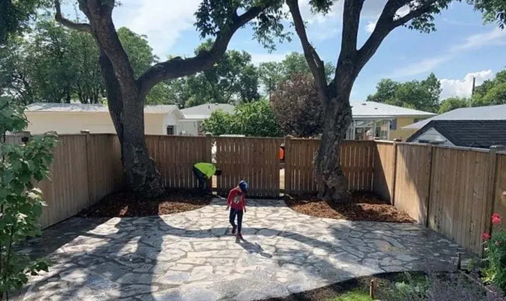 Trusted yard cleanup service for residential properties in Corona, CA by Blissful Bloom Landscaping& irrigation services