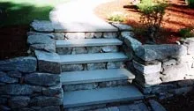 Custom landscape installation for outdoor upgrades across Groton, MA - Block and Blade Landscaping
