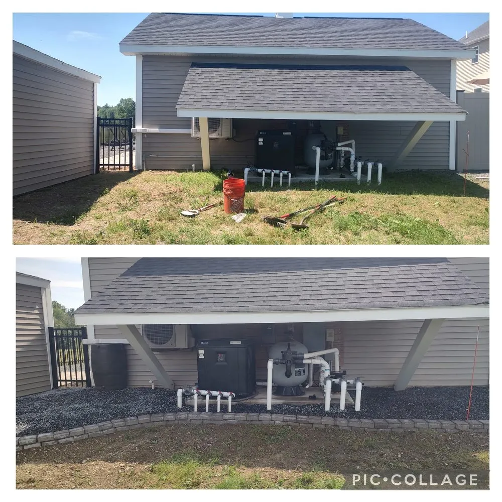 Professional yard cleanup service with custom design across Clinton, ME - Blodgett Lawn Care