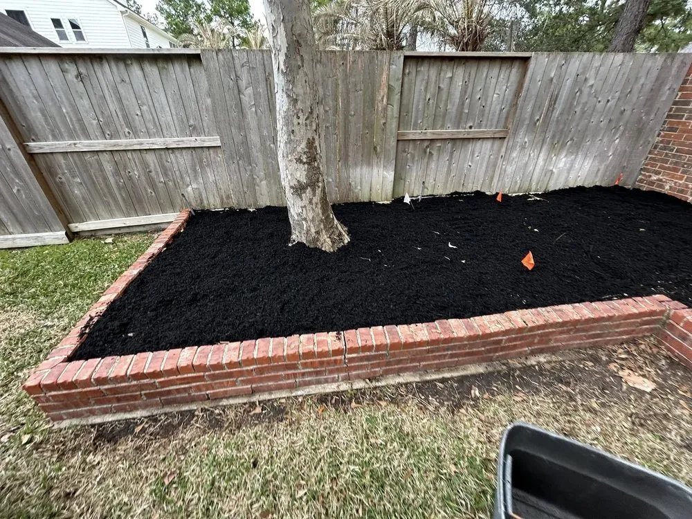 Reliable lawn mowing service for homes in Tomball, TX by Bloom N Mulch