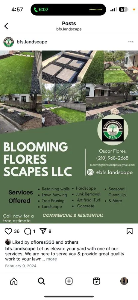 Expert garden landscaping for beautiful yards across San Antonio, TX - Blooming Flores Scapes