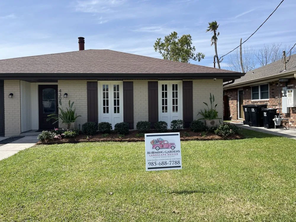 Top-rated landscape design for homes in New Orleans, LA by Blooming Gardens