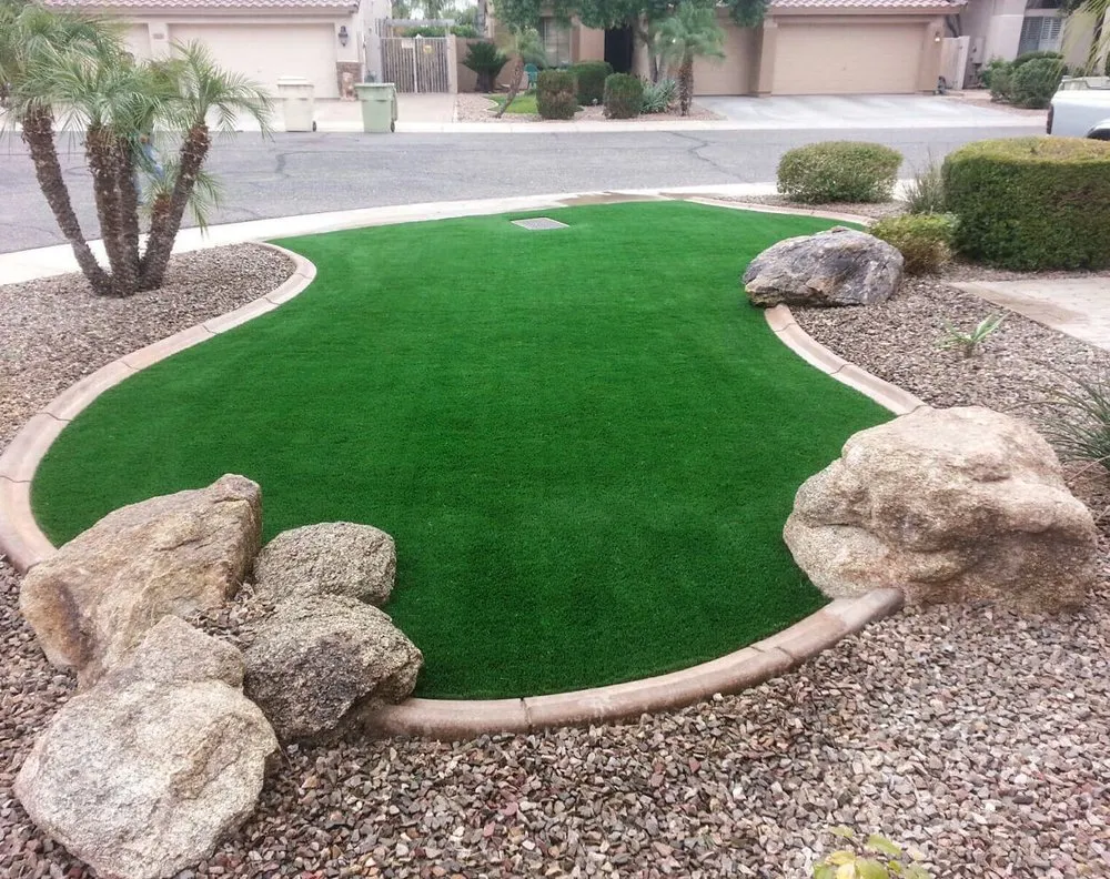 Affordable lawn mowing service for outdoor upgrades in Boulder Creek, CA by Blooming Landscape & Design