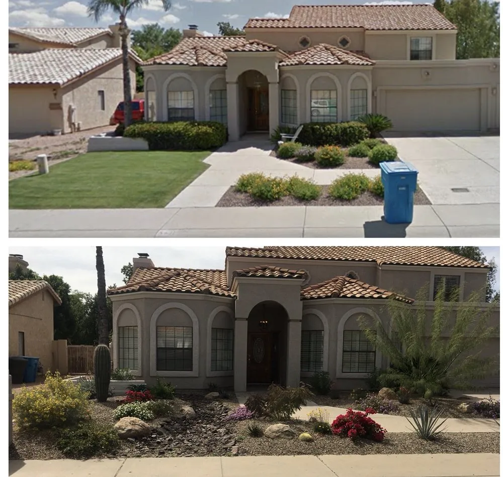 Custom yard cleanup service in Scottsdale, AZ by Blooming Valley Landscape