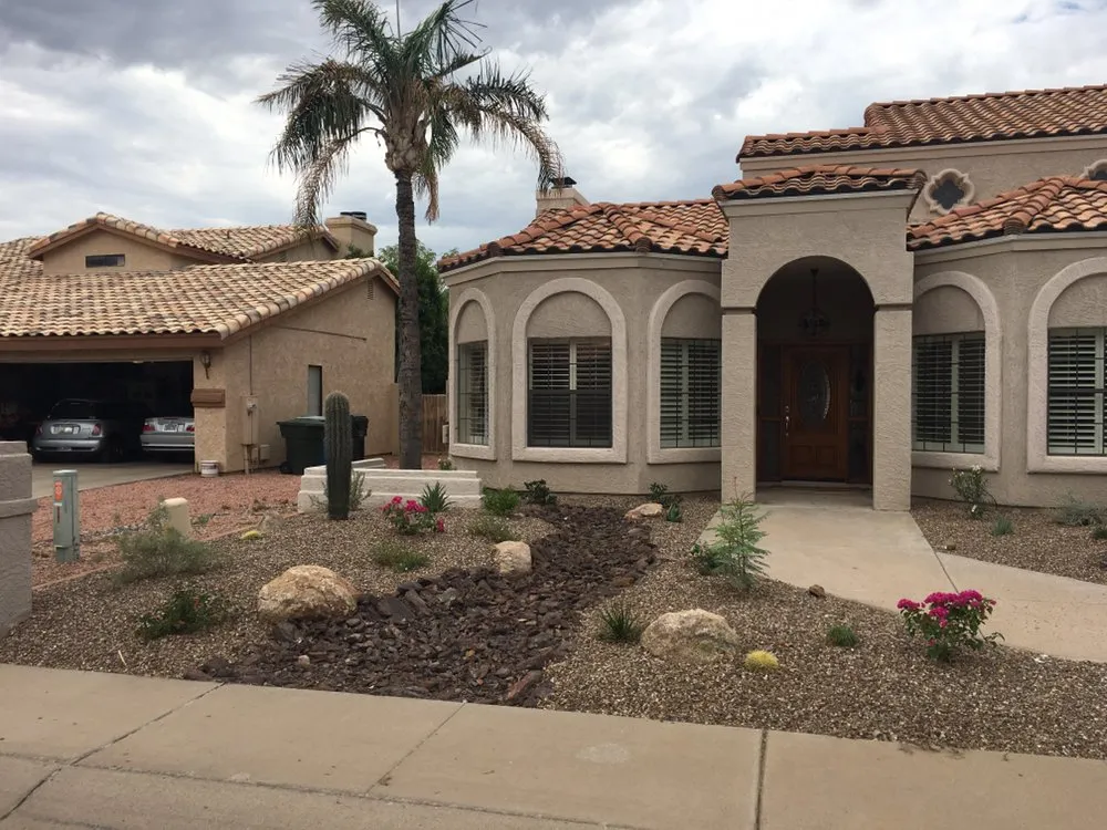 Professional landscape installation in Scottsdale, AZ - Blooming Valley Landscape