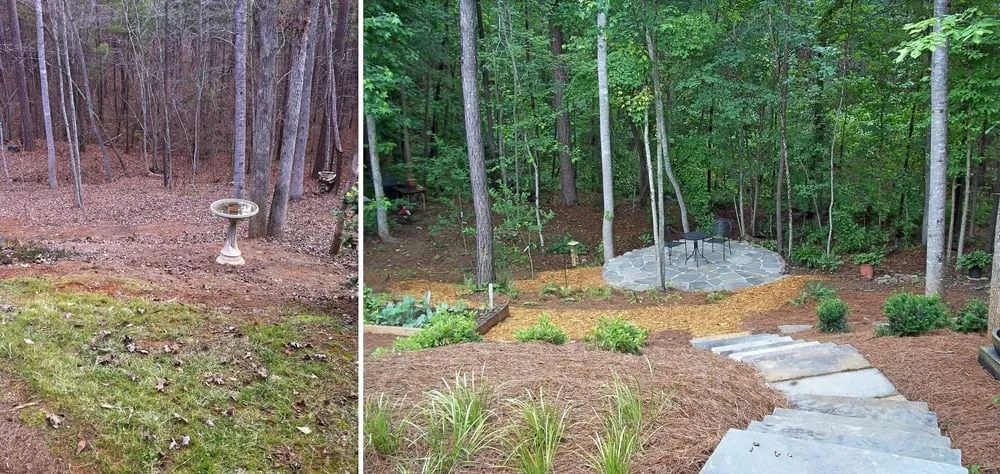 Reliable yard maintenance for residential properties in Mableton, GA by Bloom'n Gardens Landscape