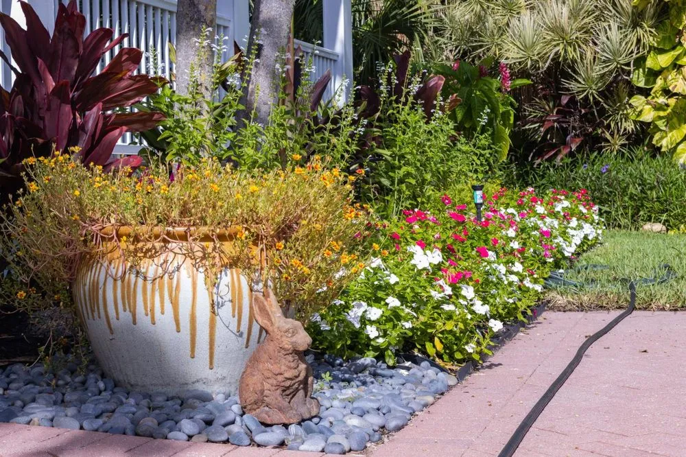Custom landscape installation near you in Fort Myers, FL by Blooms In Grace