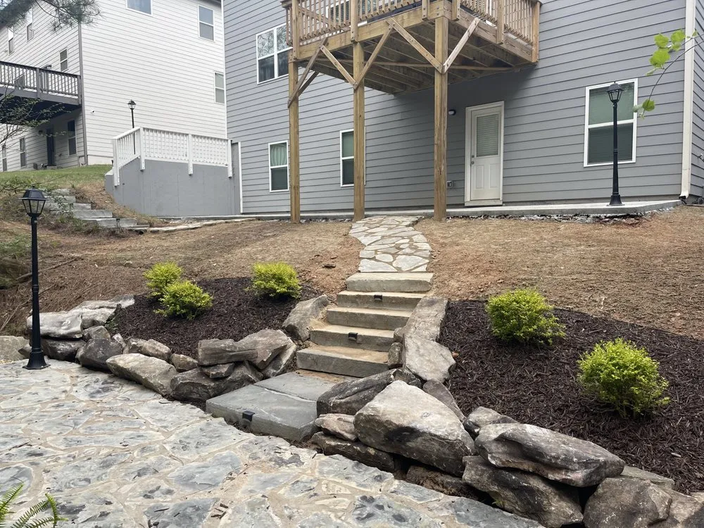 Custom landscape design for year-round maintenance across Snellville, GA - Blooms Lawn Maintenance & Design