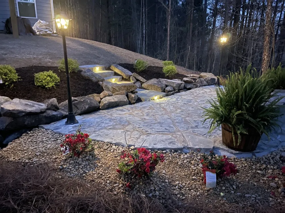 Top-rated outdoor landscaping experts serving Snellville, GA - Blooms Lawn Maintenance & Design
