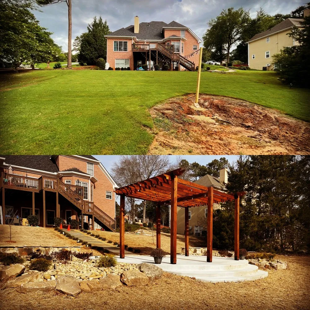 Top-rated landscape installation in Snellville, GA by Blooms Lawn Maintenance & Design