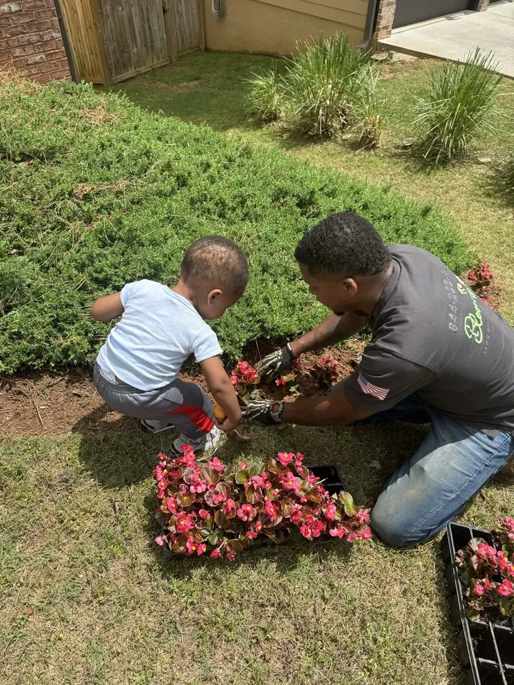 Professional landscaping services for outdoor upgrades in Snellville, GA by Blooms Lawn Maintenance & Design