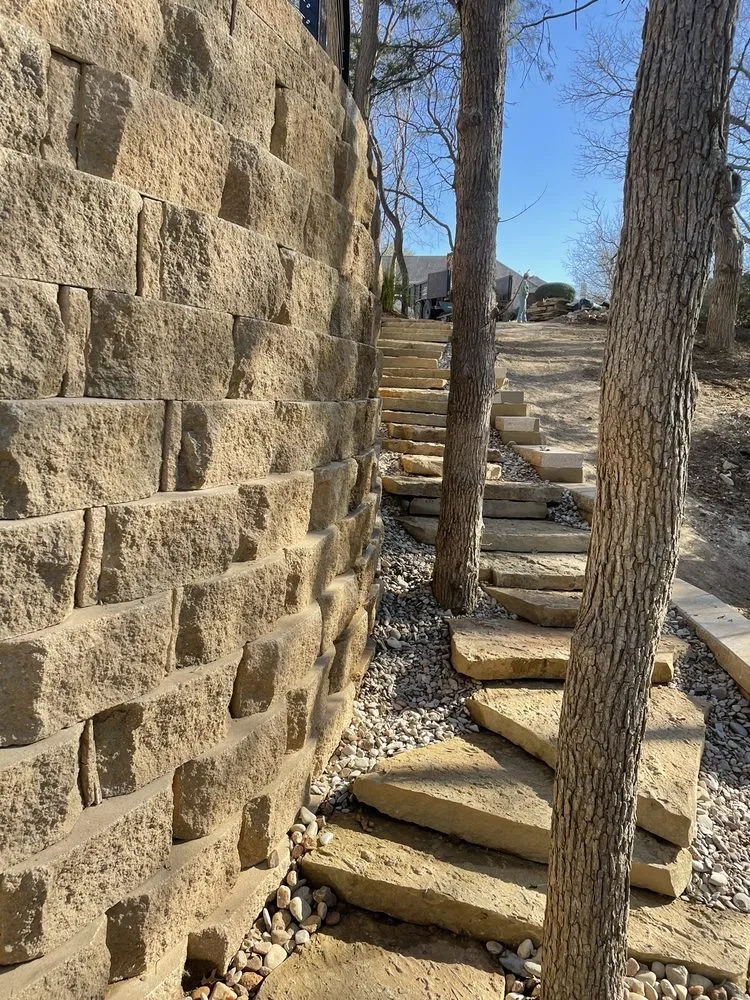 Professional landscaping services in Midlothian, TX by Bloomscapes Design