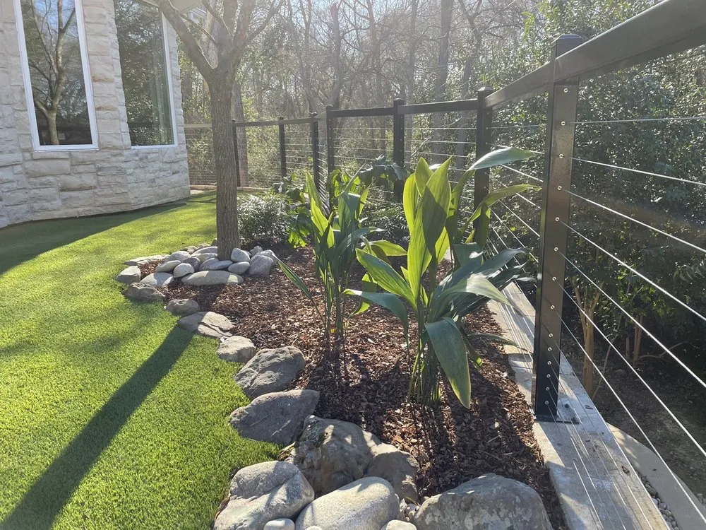 Affordable yard cleanup service with custom design in Midlothian, TX by Bloomscapes Design