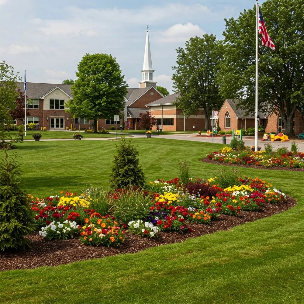 Affordable yard maintenance for homes in Pearland, TX by Bloomtex Services