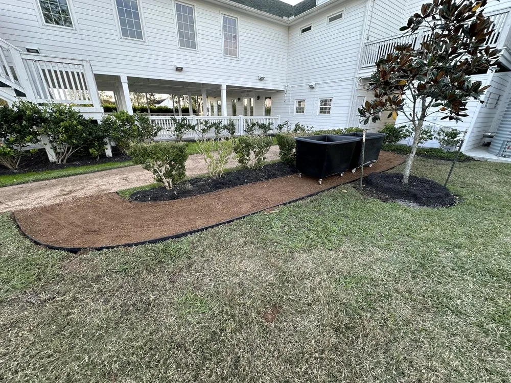 Professional outdoor landscaping for residential properties across Pearland, TX - Bloomtex Services