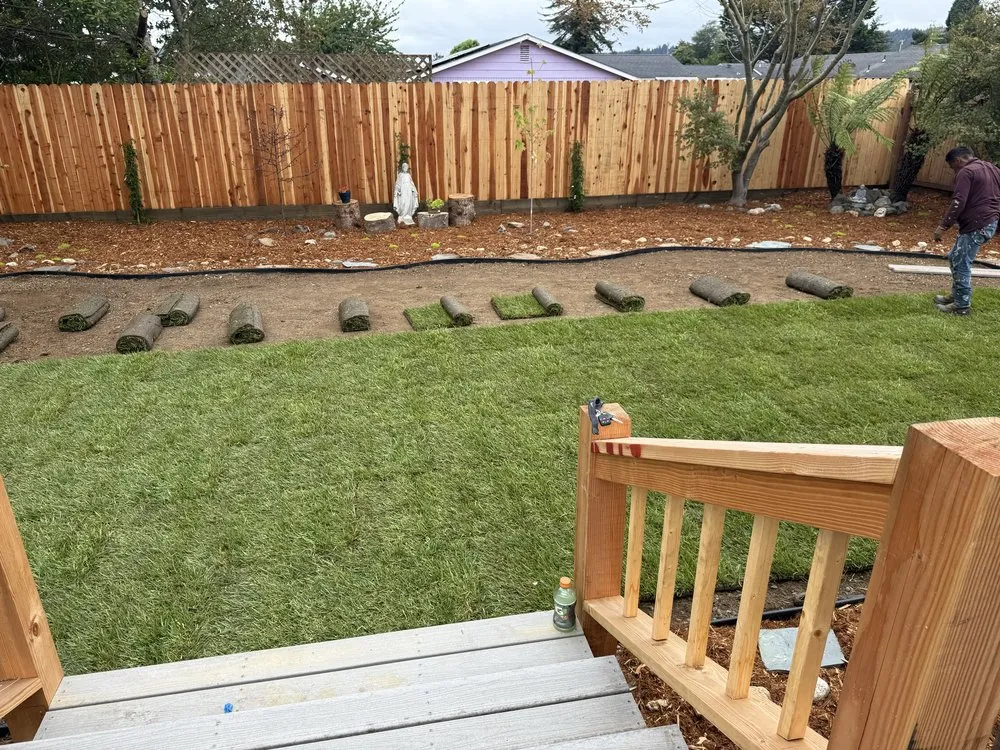 Expert garden landscaping for beautiful yards in Eureka, CA by Blossom Landscaping & Handyman Service