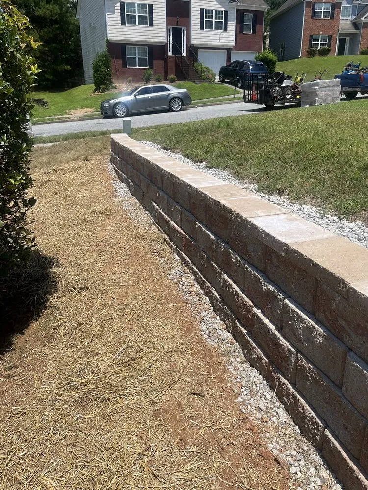 Affordable landscape design with custom design in Atlanta, GA by Blount’s Lawn Care Solutions