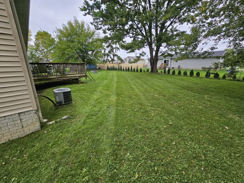 Professional outdoor landscaping for residential properties in Mount Morris, MI by Blowin Grass Lawn And Landscaping