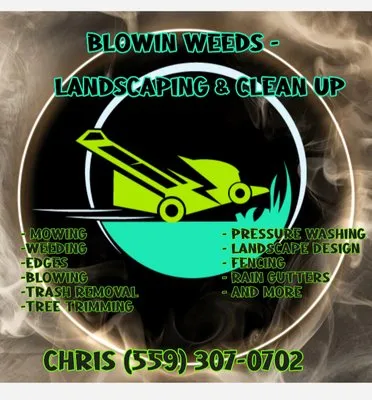 Blowin Weeds Landscaping Logo