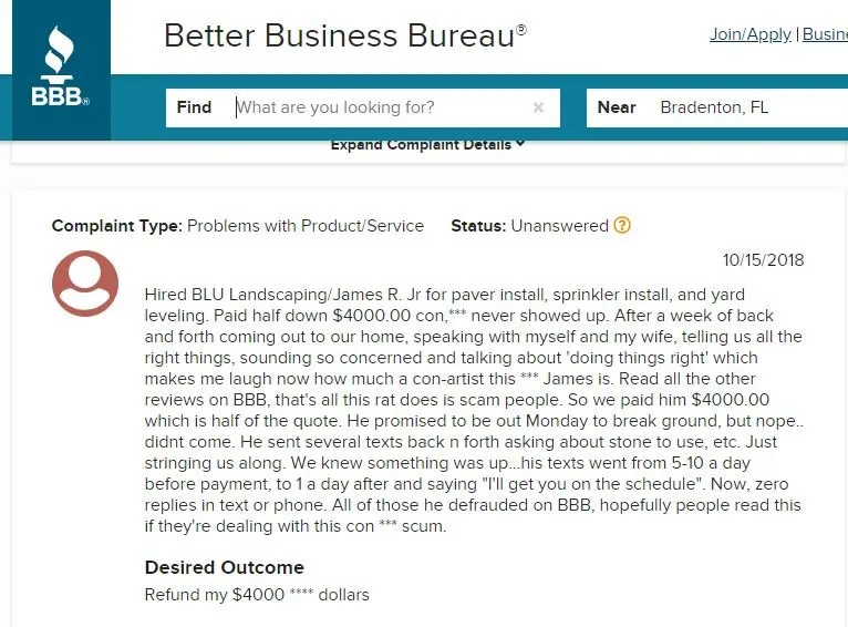 Expert lawn mowing service in Treasure Island, FL - BLU Landscaping