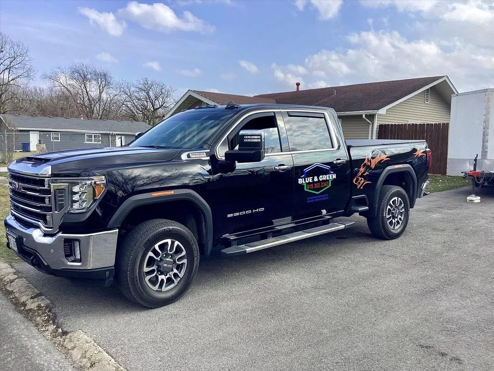 Affordable lawn mowing service for residential properties across Joliet, IL - Blue & Green #1 Services - Landscaping and HVAC