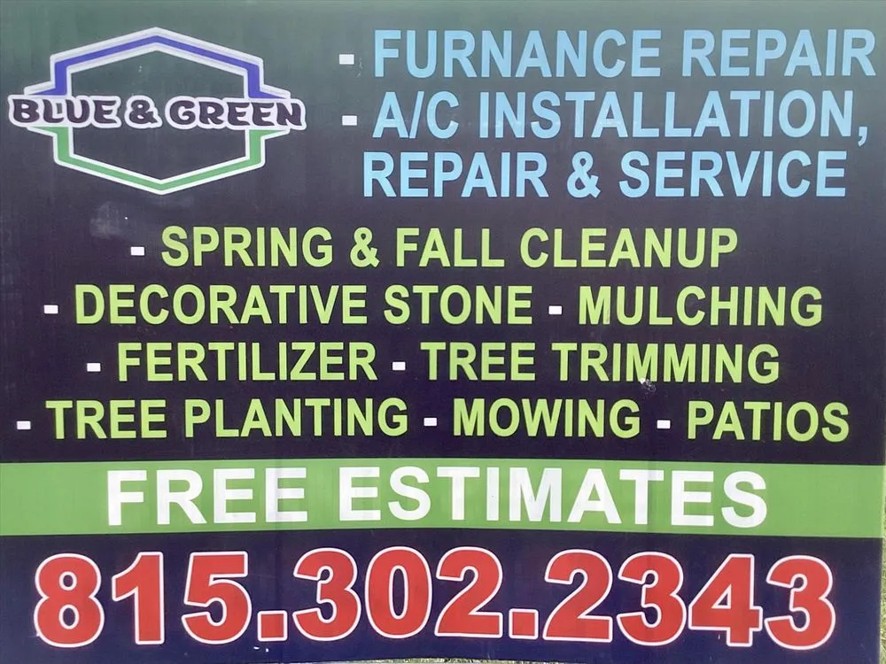 Affordable residential landscaping near you in Joliet, IL by Blue & Green #1 Services - Landscaping and HVAC