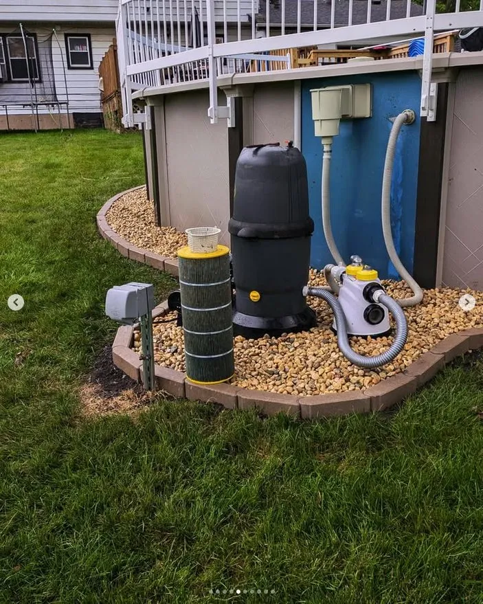 Custom yard cleanup service in Joliet, IL by Blue & Green #1 Services - Landscaping and HVAC