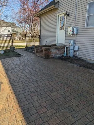 Blue & Green #1 Services - Landscaping and HVAC Logo