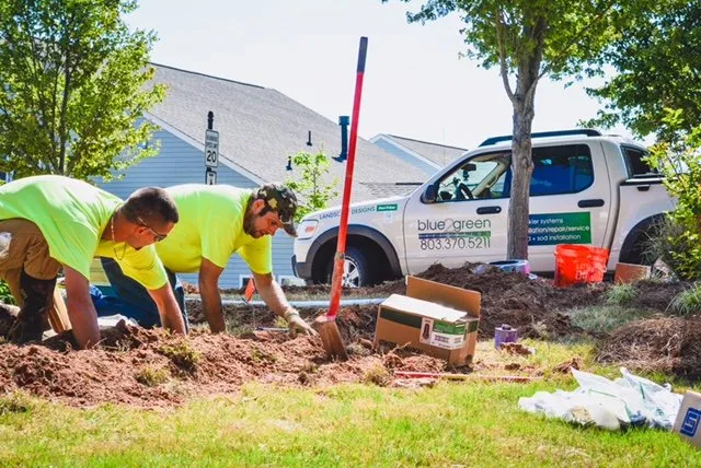 Local landscaping services for homes across Indian Land, SC - Blue 2 Green Irrigation & Landscape
