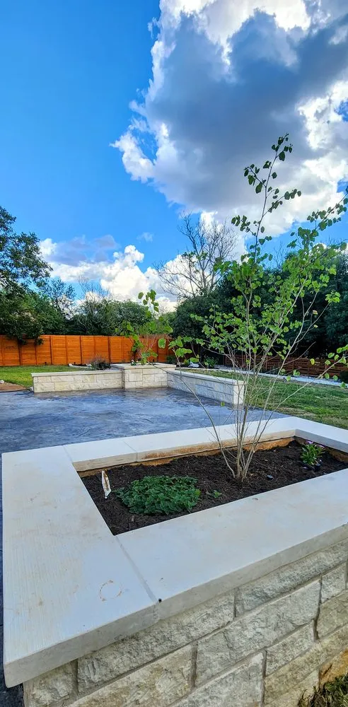 Professional landscape design in Hutto, TX by Blue Agave Landscapes