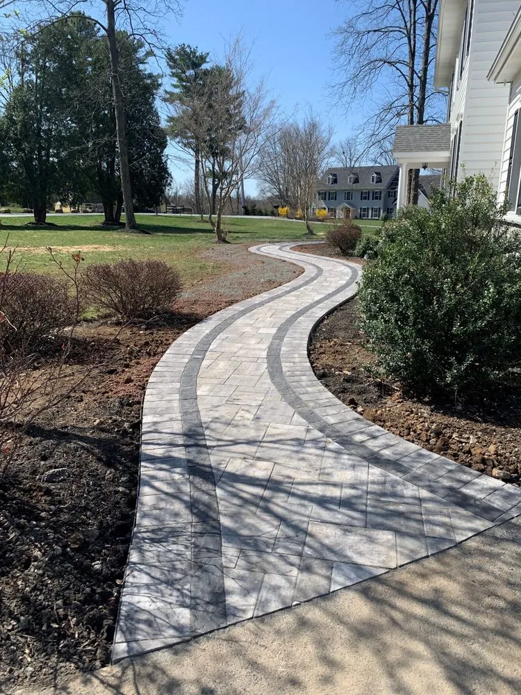 Expert landscape installation in Norristown, PA - Blue and White Landscapes