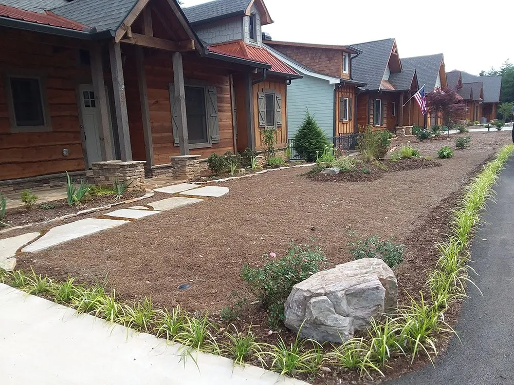 Top-rated lawn care service with custom design across Blue Ridge, GA - Blue Bird Landscaping Company