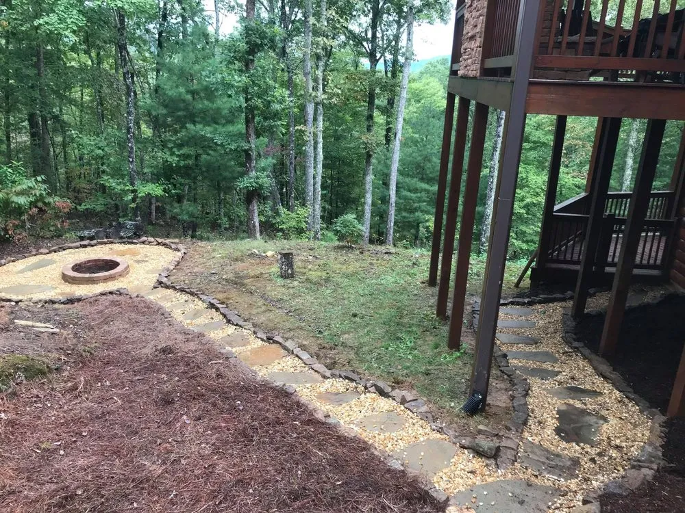 Local yard maintenance for beautiful yards in Blue Ridge, GA by Blue Bird Landscaping Company