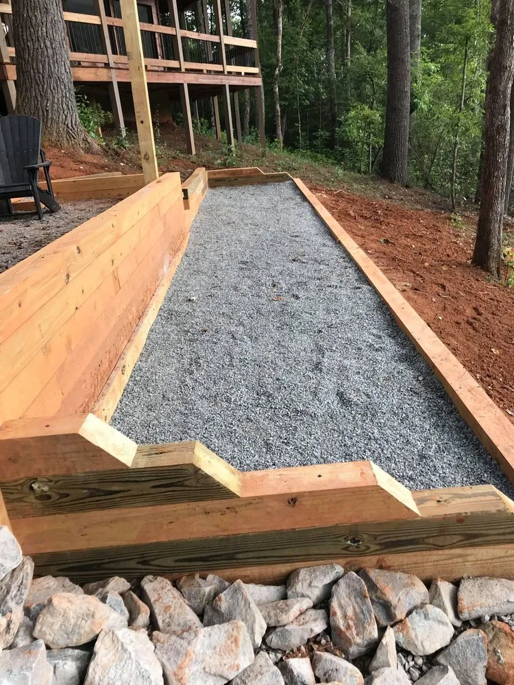 Professional outdoor landscaping in Blue Ridge, GA by Blue Bird Landscaping Company