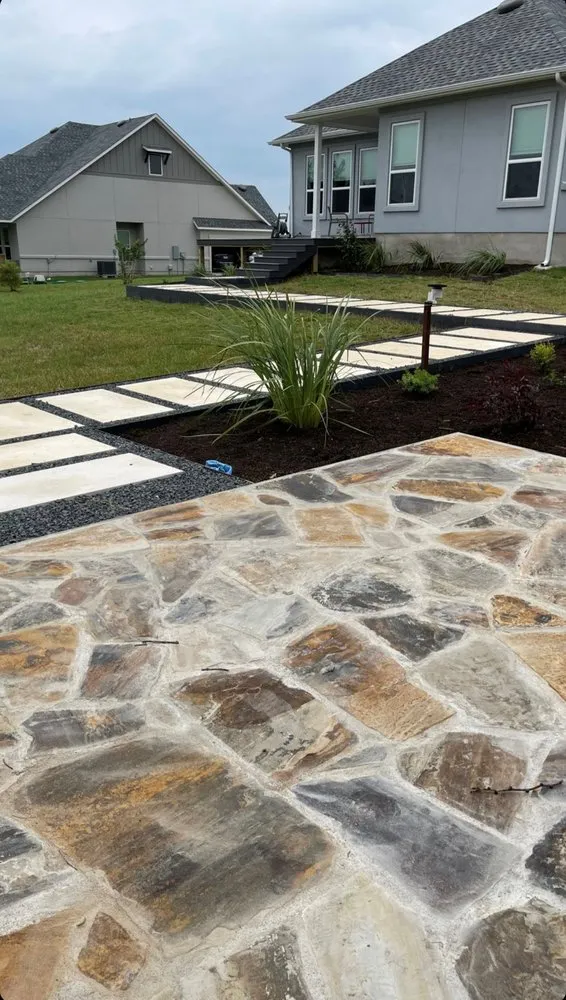 Custom lawn mowing service in Austin, TX by Blue Bonnet Turf