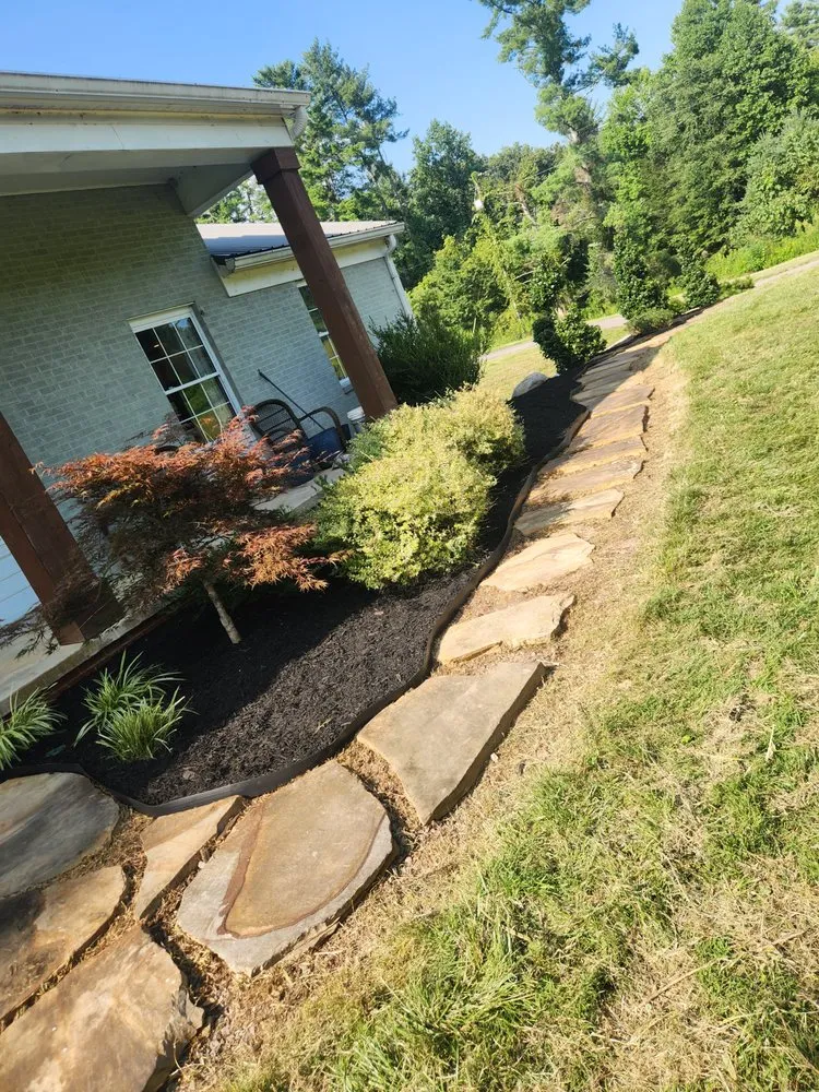 Expert landscape installation with custom design in Wartburg, TN by Blue Collar Boys Lawn and Landscaping