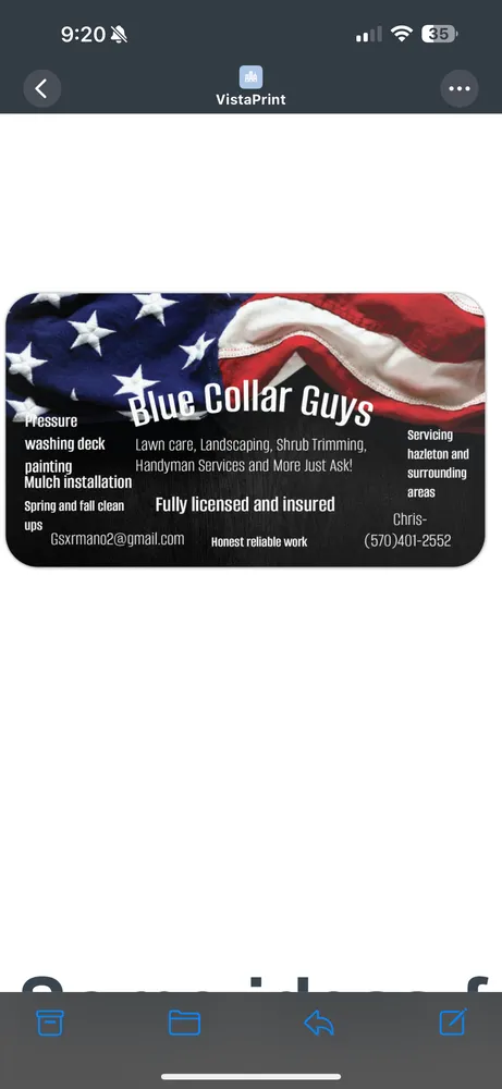 Custom garden landscaping in Pardeesville, PA by Blue Collar Guys