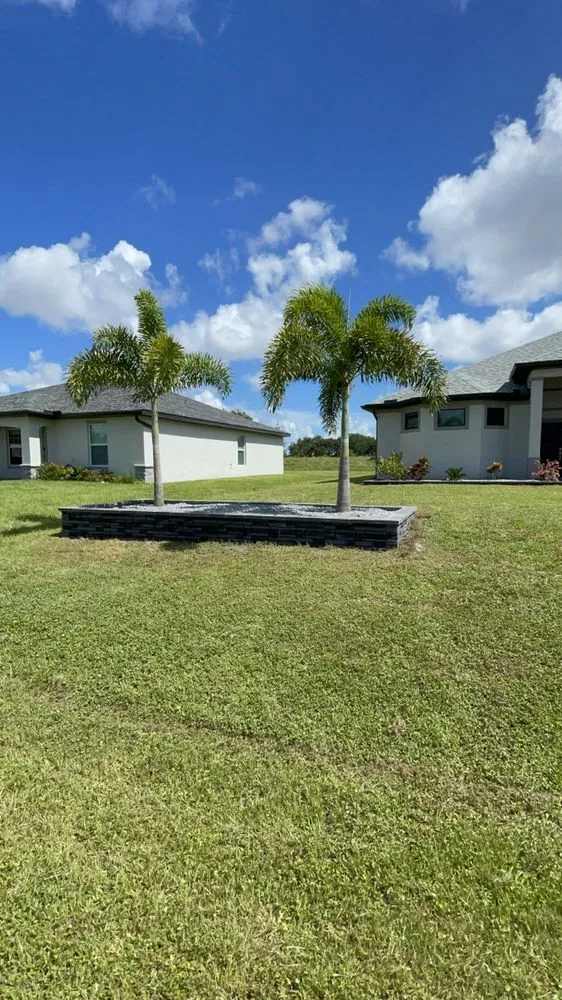 Reliable lawn care service with custom design in Cape Coral, FL by Blue Collar Q