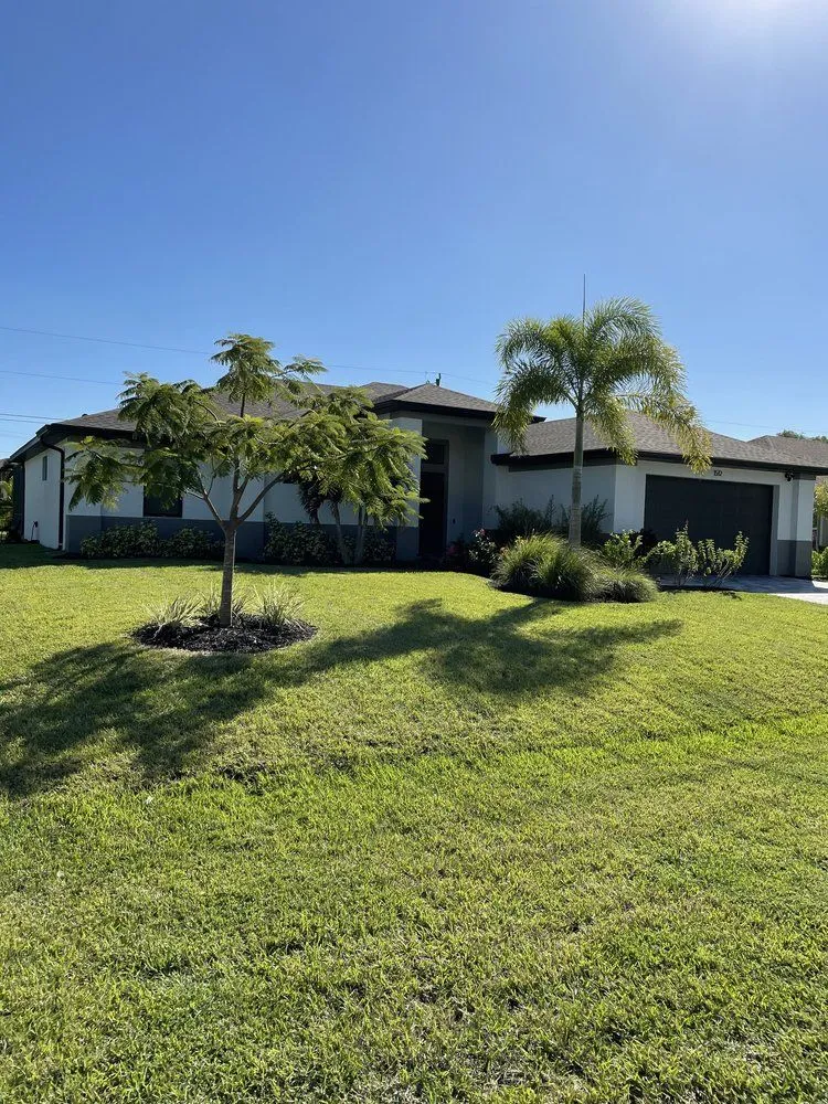 Reliable residential landscaping with custom design across Cape Coral, FL - Blue Collar Q