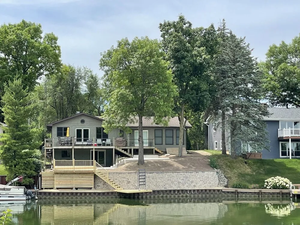 Custom garden landscaping with custom design across Spring Bay, IL - Blue Creek Construction