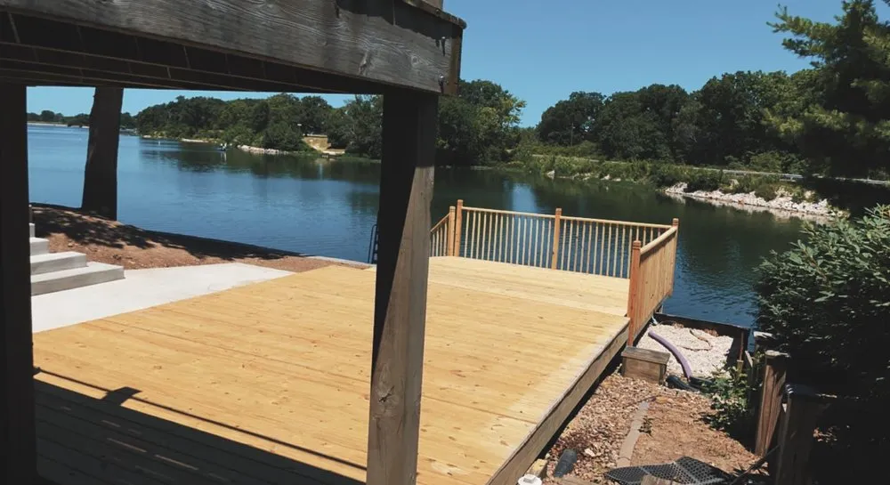 Expert lawn mowing service near you in Spring Bay, IL by Blue Creek Construction