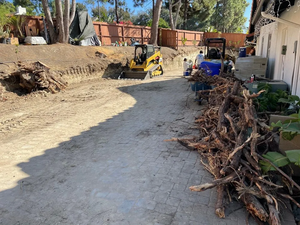 Local yard cleanup service in Vista, CA - Blue Diamond Concrete Construction