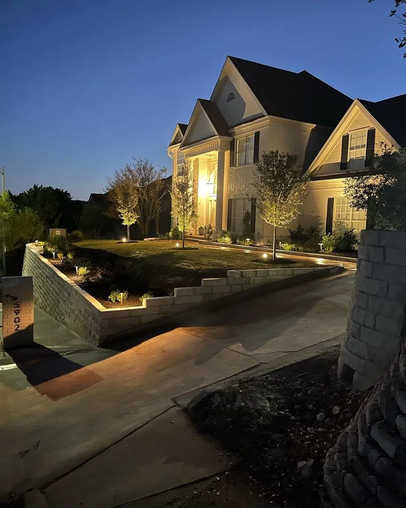 Professional landscape installation in Liberty Hill, TX - Blue Diamond Landscape & Irrigation