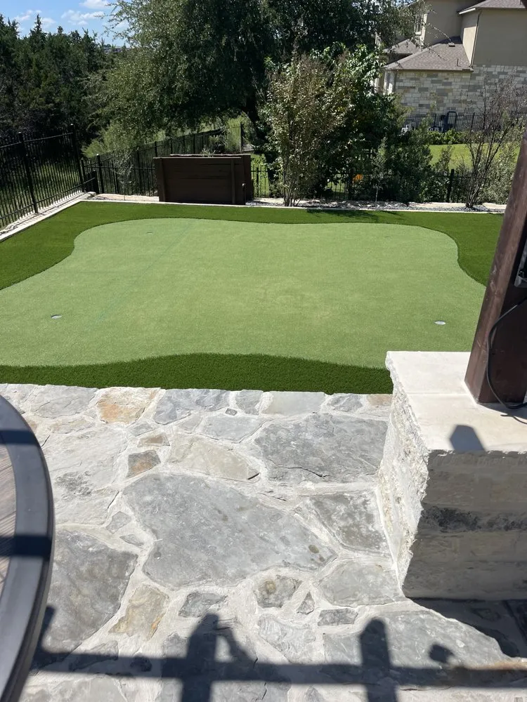 Top-rated lawn mowing service for residential properties in Liberty Hill, TX by Blue Diamond Landscape & Irrigation