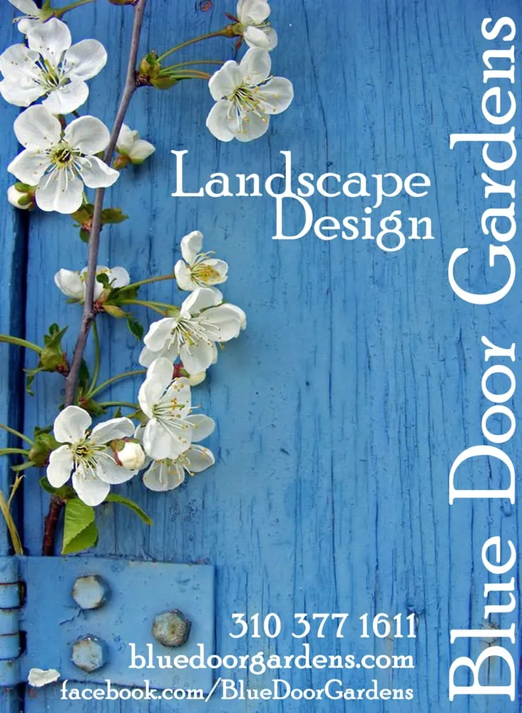 Custom lawn care service with custom design across Rancho Palos Verdes, CA - Blue Door Gardens