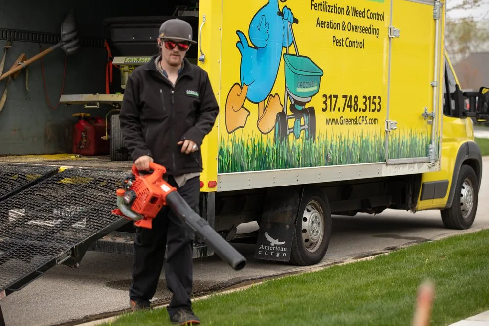 Professional outdoor landscaping in Indianapolis, IN by Blue Duck Lawn Care